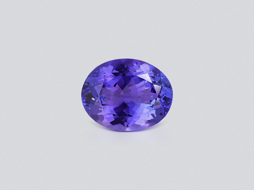 Tanzanite de taille ovale 7,69 carats, Tanzanie Image №1
