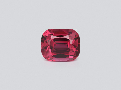 Grenat rhodolite taille coussin de 5,31 carats, de Tanzanie photo
