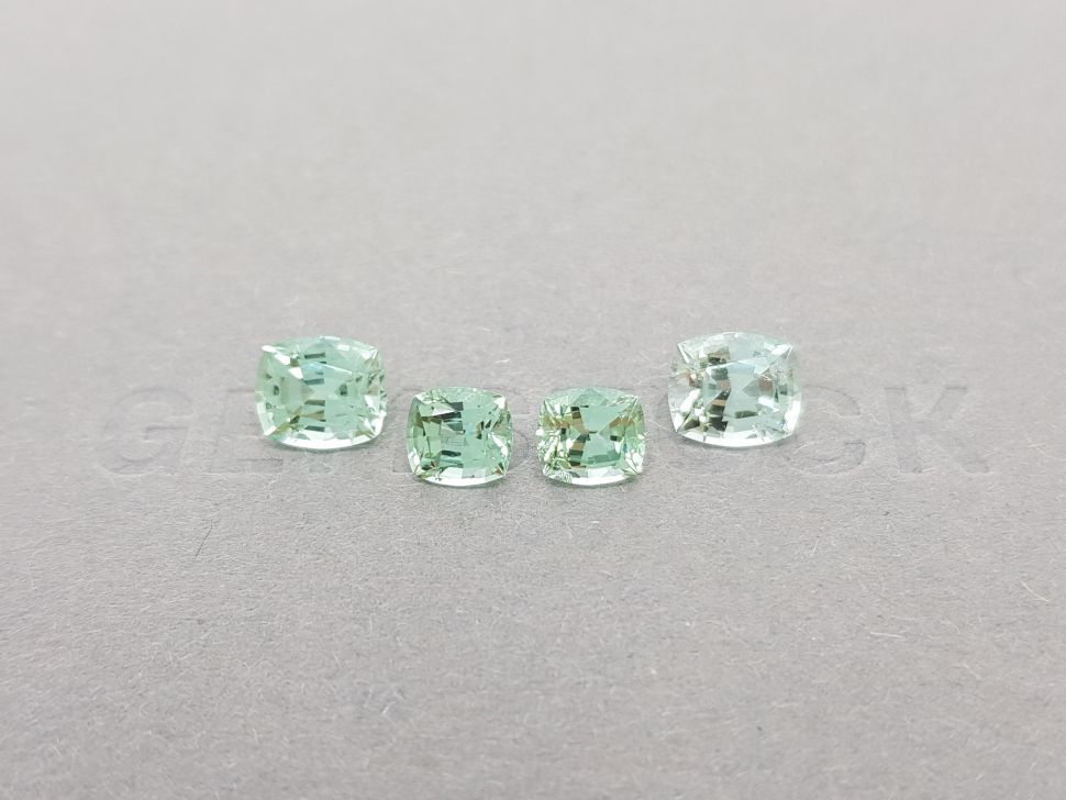 Set of light green tourmalines 4.81 carats Image №1