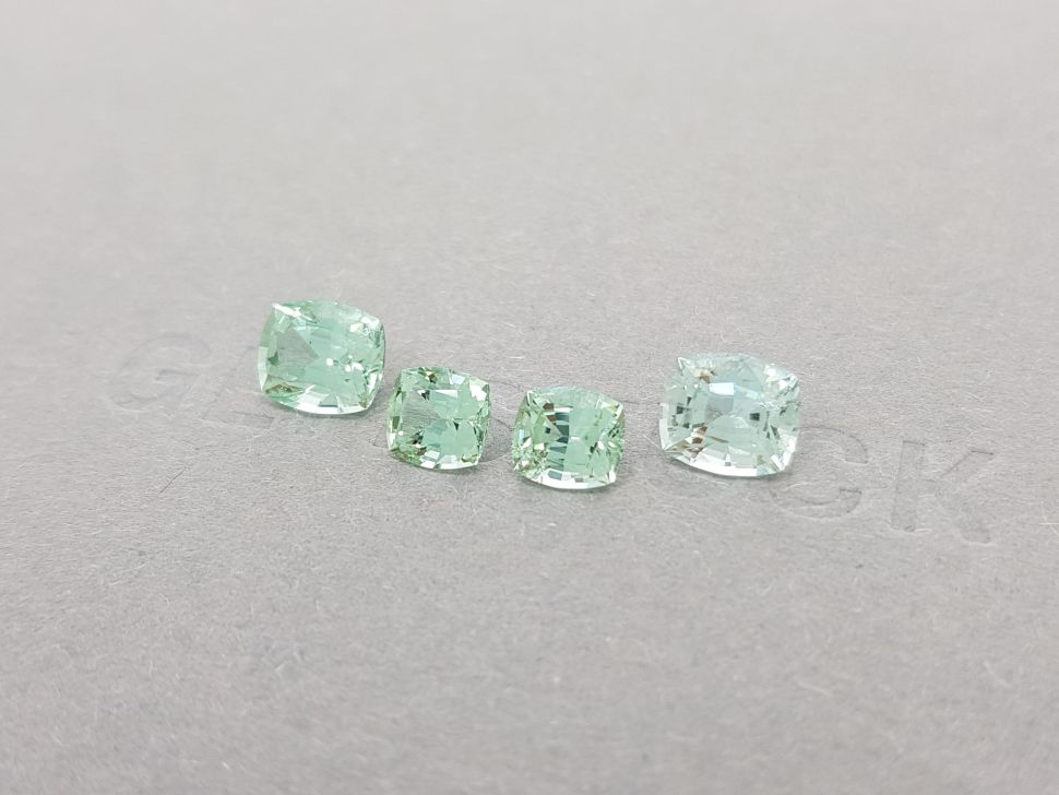Set of light green tourmalines 4.81 carats Image №2