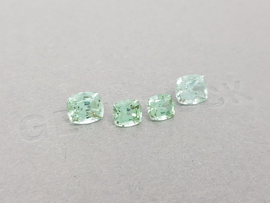 Set of light green tourmalines 4.81 carats Image №3