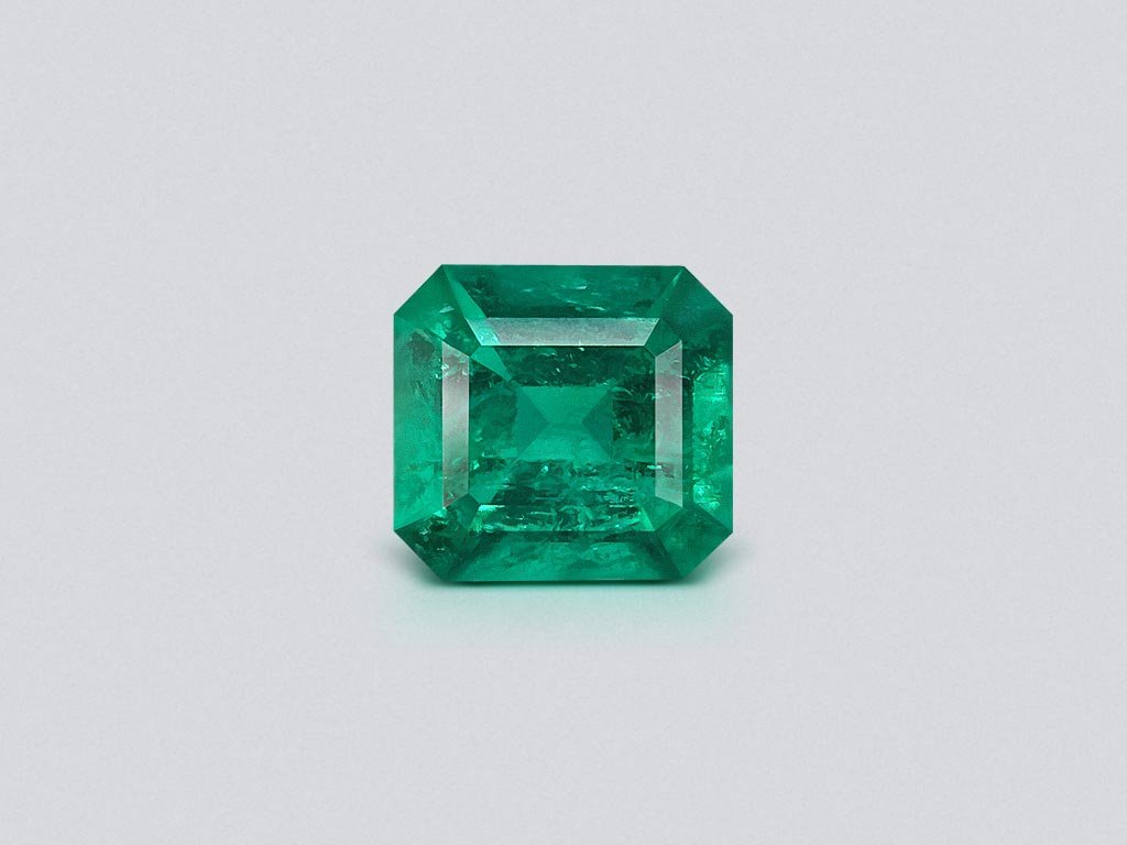 Intense "Muzo Green" emerald octagon cut 0.89 ct Image №1