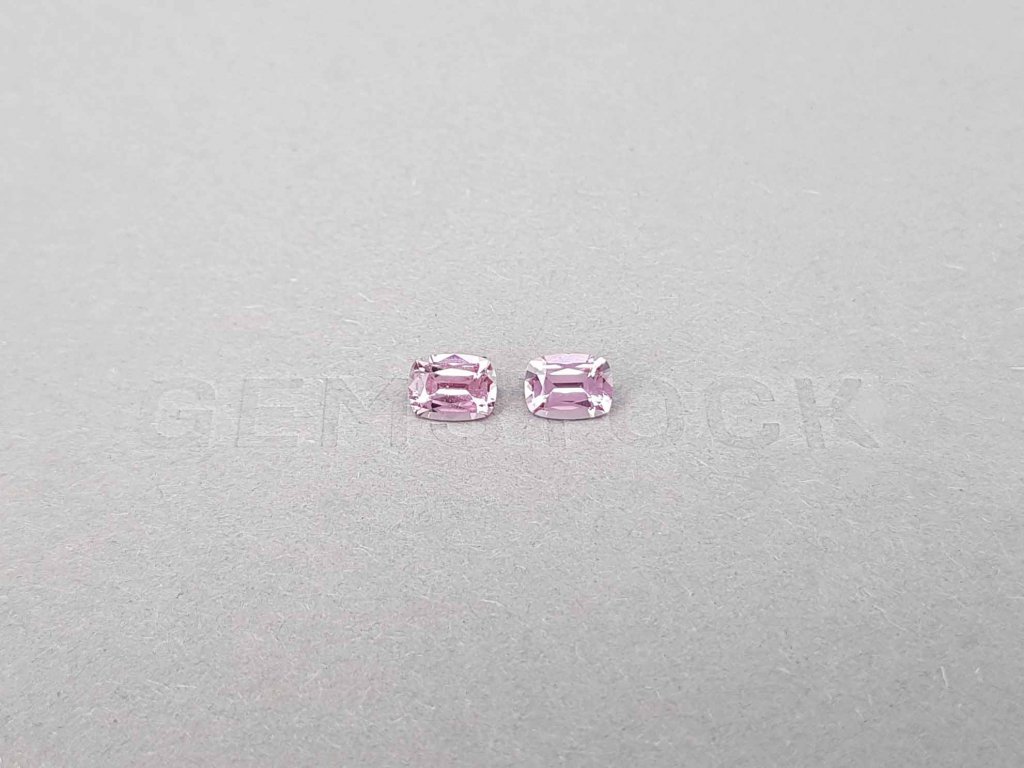 Pair of unheated pink sapphires 1.48 ct, Madagascar Image №1