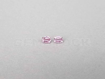 Pair of unheated pink sapphires 1.48 ct, Madagascar photo