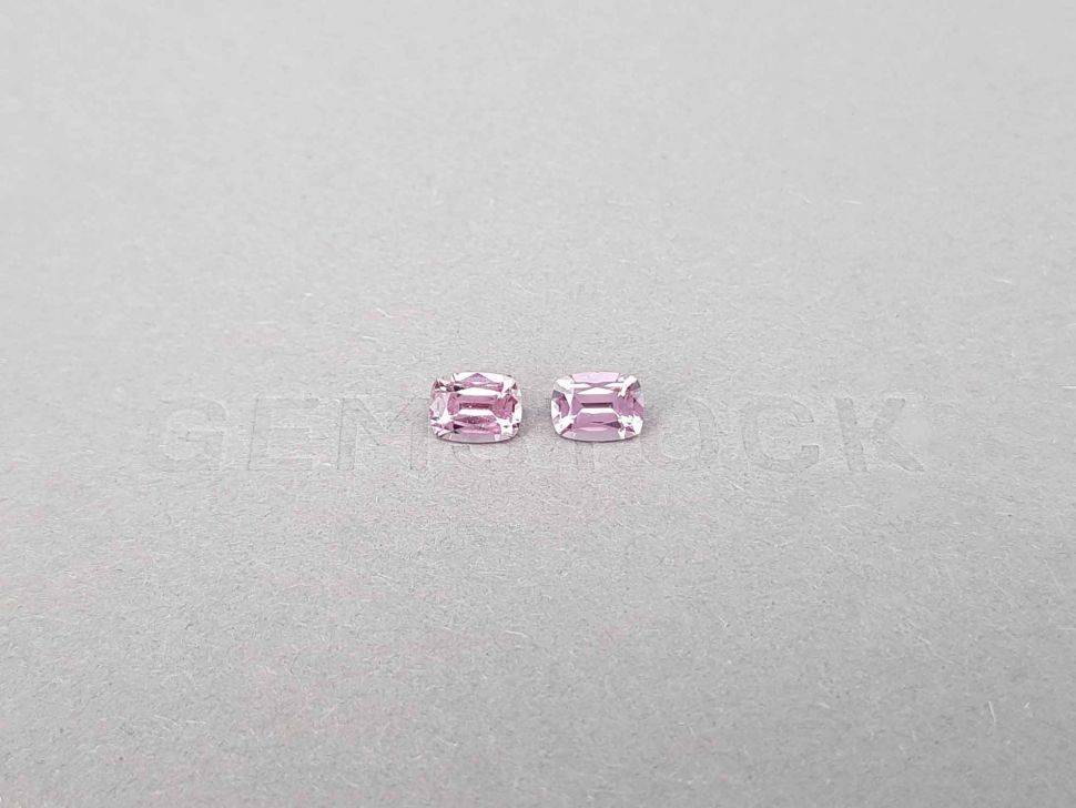 Pair of unheated pink sapphires 1.48 ct, Madagascar Image №1