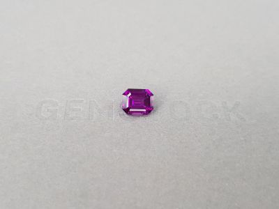 Purple umbalite garnet, octagon cut, 1.77 carats, Tanzania photo