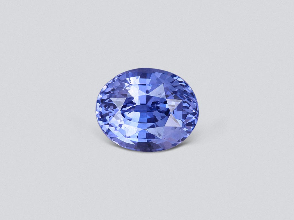 Natural untreated blue sapphire 2.62 carats in oval cut, Sri Lanka Image №1