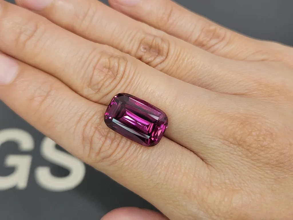 Rhodolith-granat im kissenschliff 14,61 carats, Tansania Image №2