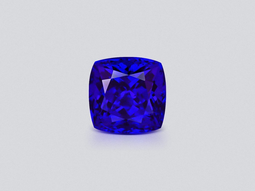 Tanzanita azul real de talla cojín grande de 11,80 carats, Tanzania Image №1