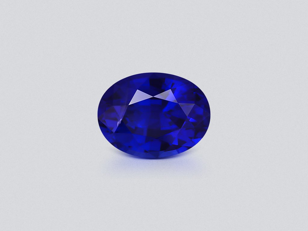 Saphir bleu royal taille ovale 2,06 carats, Sri Lanka  Image №1
