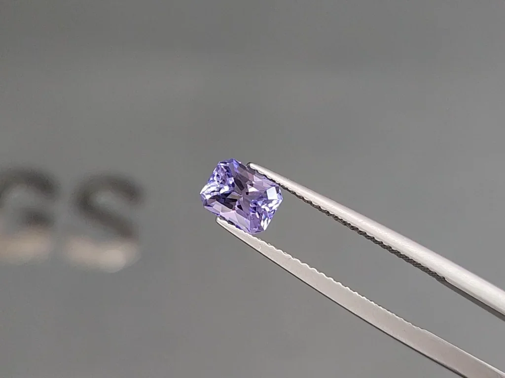 Tanzanite radiant cut 1.22 carats, Tanzania Image №3