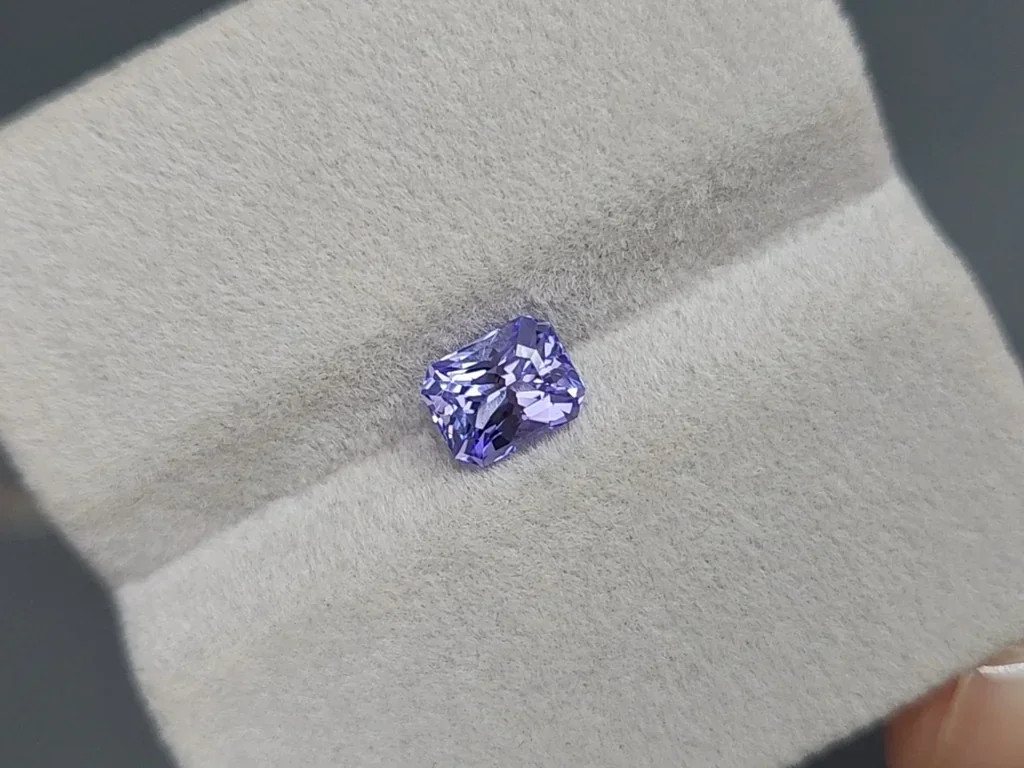 Tanzanite radiant cut 1.22 carats, Tanzania Image №4