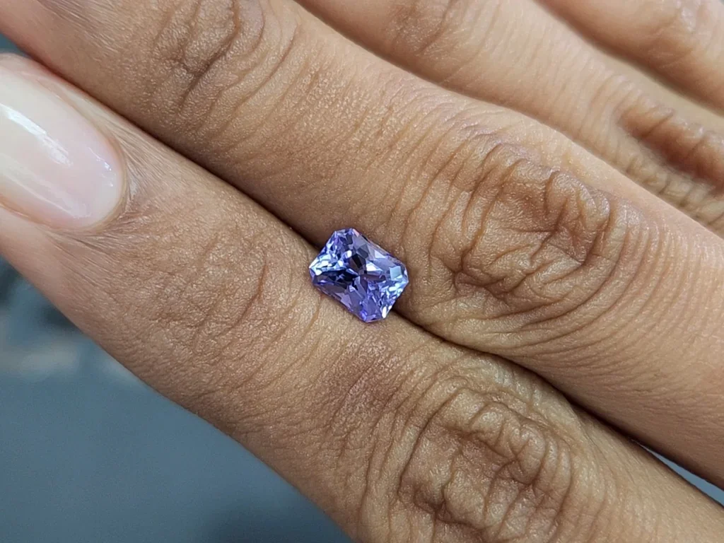 Tanzanite radiant cut 1.22 carats, Tanzania Image №2