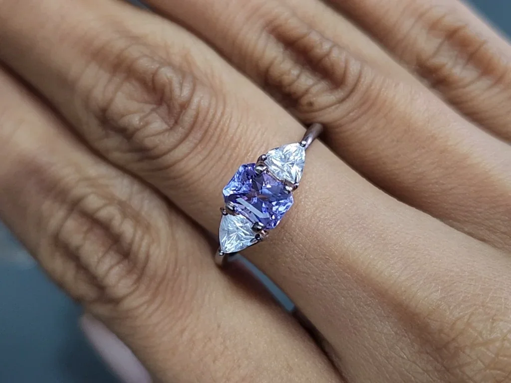 Tanzanite radiant cut 1.22 carats, Tanzania Image №5