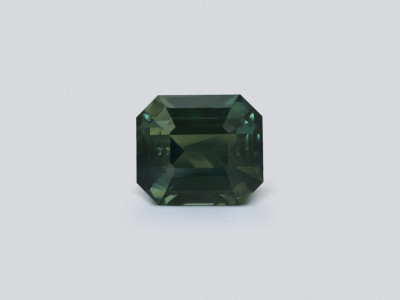 Teal sapphire octagon cut 5.94 carats, Madagascar photo