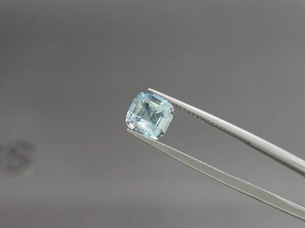 Set of aquamarines cushion cut 3.48 carats, Madagascar Image №3