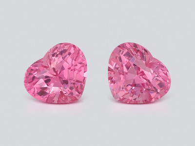 Pink spinel heart shape 1,96 carats, Tanzania photo