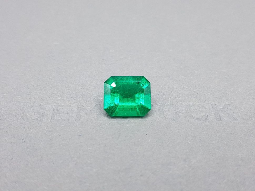 Colombian Vivid Green emerald in octagon shape 3.99 ct, GRS Image №1