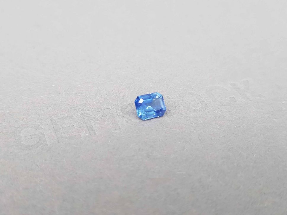 Cornflower blue unheated sapphire 0.81 ct, Sri Lanka Image №2