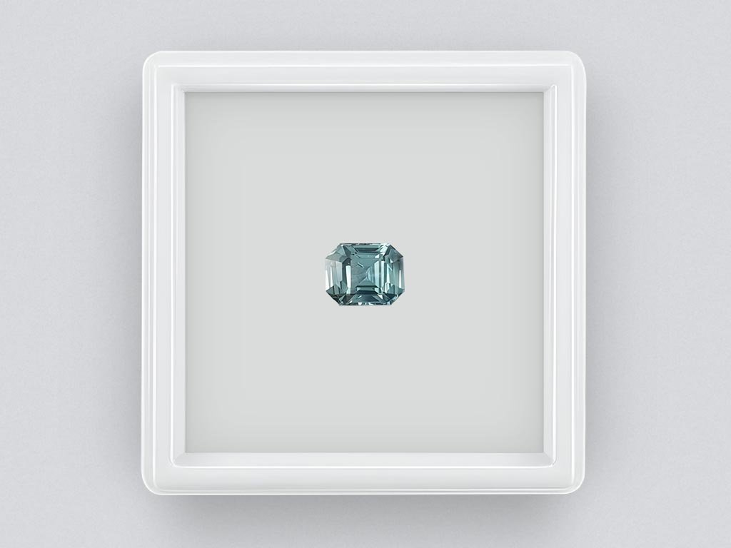 Teal Octagon Cut Madagascar Sapphire 2.02 ct Image №1