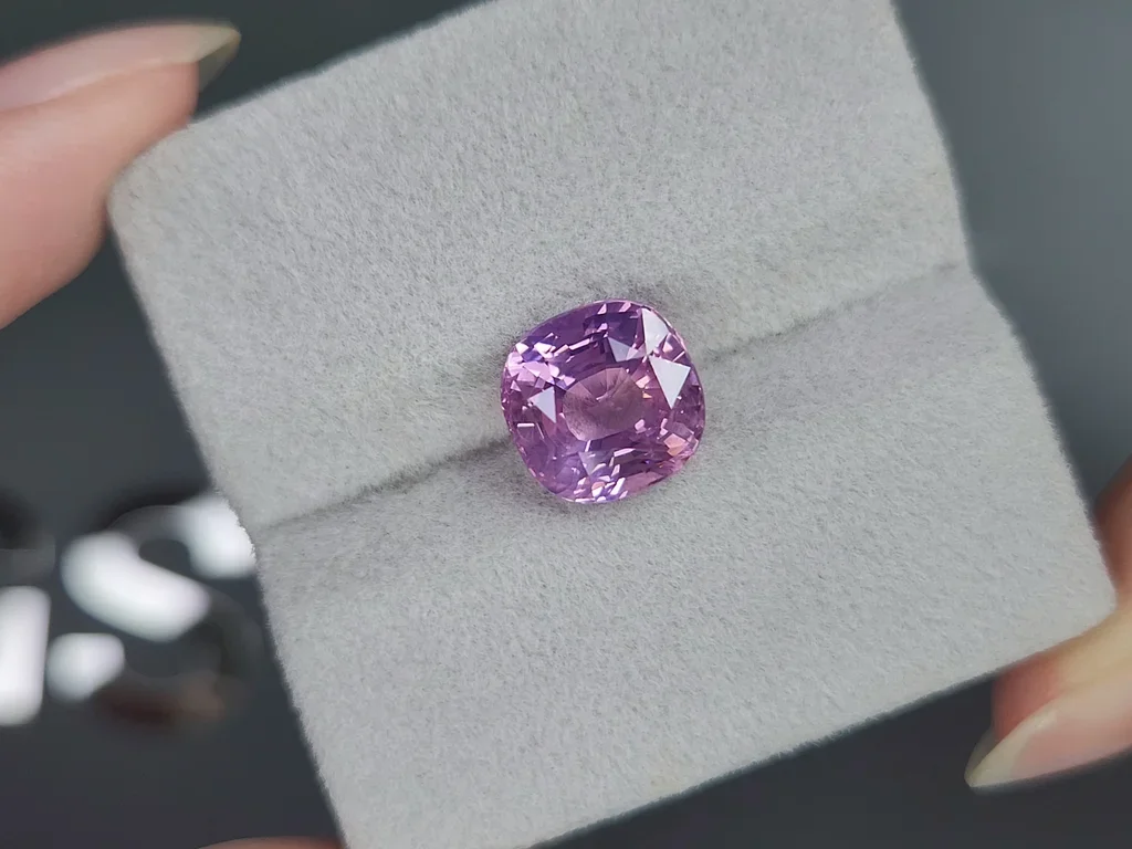 Zafiro lavanda talla cojín sin calefacción 6,61 quilates, Sri Lanka Image №4