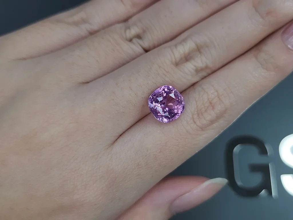 Zafiro lavanda talla cojín sin calefacción 6,61 quilates, Sri Lanka Image №2