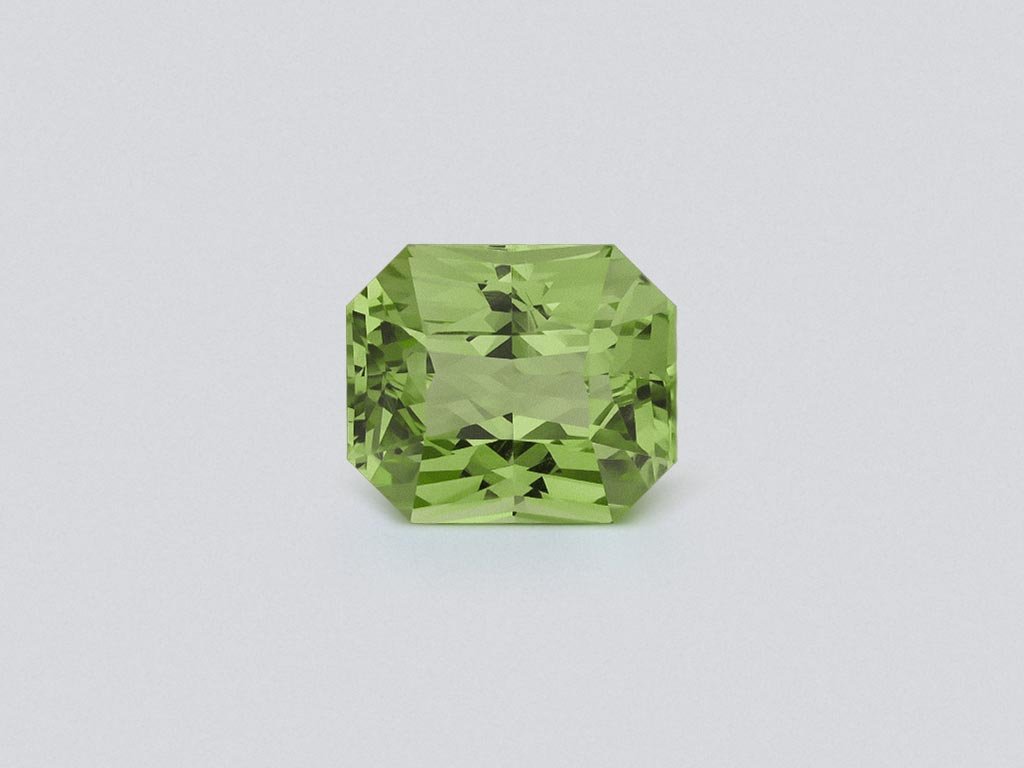 Granate tsavorita de corte radiante 1.58 carats, de Tanzania Image №1