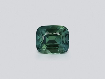 Sapphire Teal cushion cut 1.77 carats, Madagascar photo