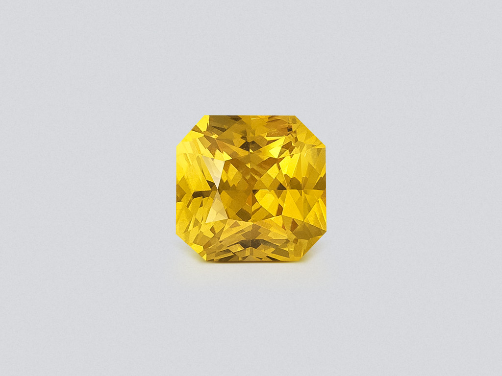 Leuchtend gelber saphir im radiant-schliff 1,53 karat, Sri Lanka Image №1