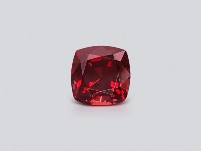 Cushion cut red garnet 2.56 ct, Russia photo