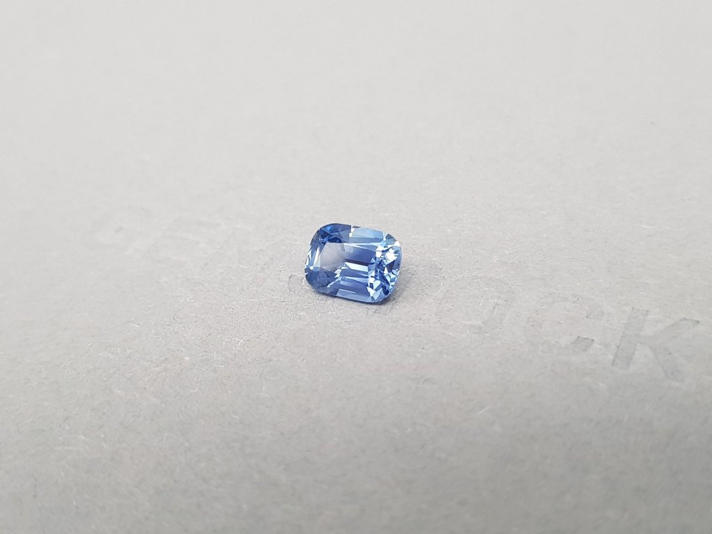 Cushion cut blue sapphire from Sri Lanka 1.47 ct Image №3
