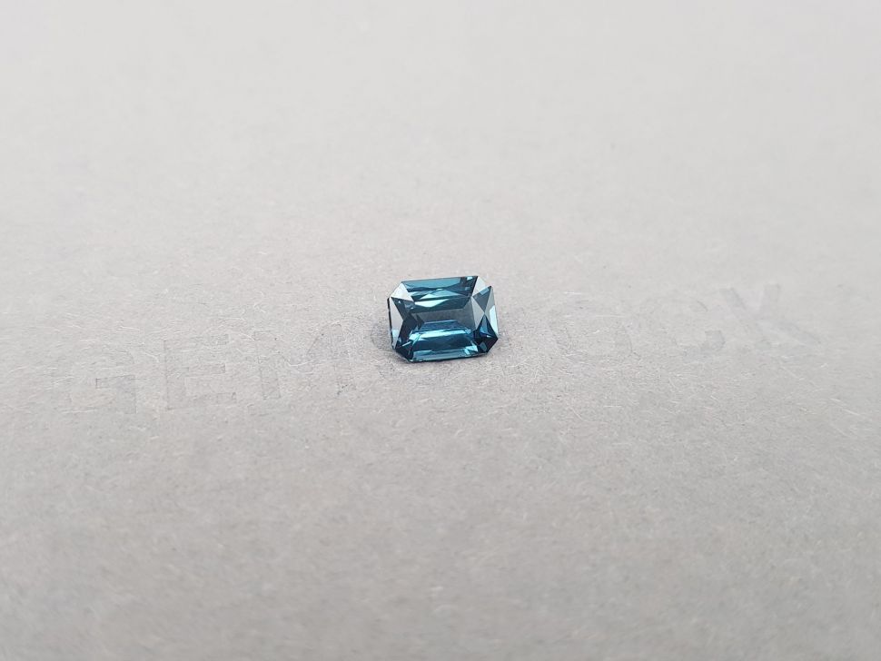 Intense cobalt spinel in radiant cut  1.12 ct, Tanzania Image №2