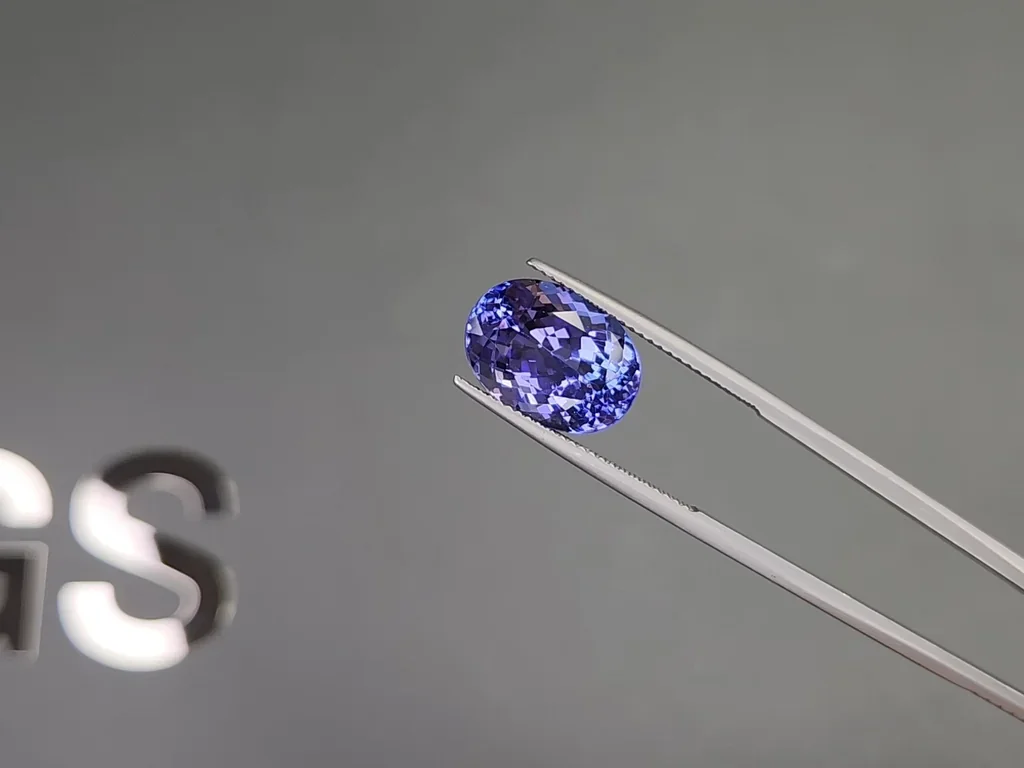 Tanzanita de talla ovalada de 8,23 carats, Tanzania Image №3
