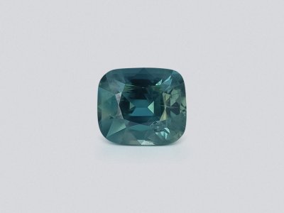 Sapphire Teal cushion cut 1.71 carats, Madagascar photo
