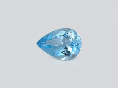 Aigue-marine taille poire 4,08 carats, Madagascar photo