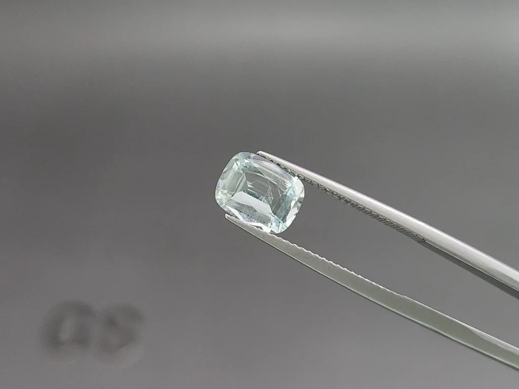 Set of aquamarines cushion cut 3.24 carats, Madagascar Image №3