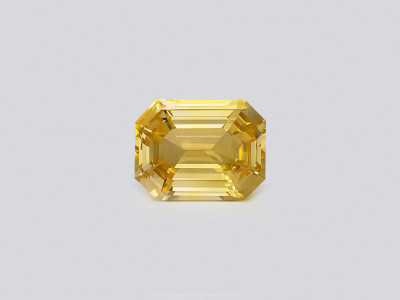 Leuchtend gelber saphir im oktagon-schliff 1,55 karat, Sri Lanka photo