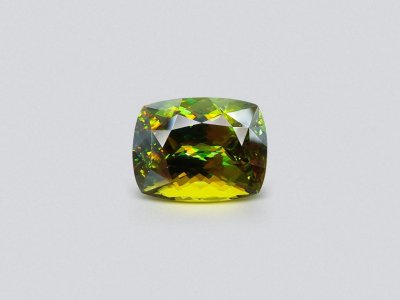 Large golden green sphene 37.58 ct, Madagascar photo