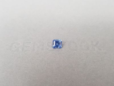 Unheated octagon-cut sapphire from Sri Lanka 0.73 ct photo