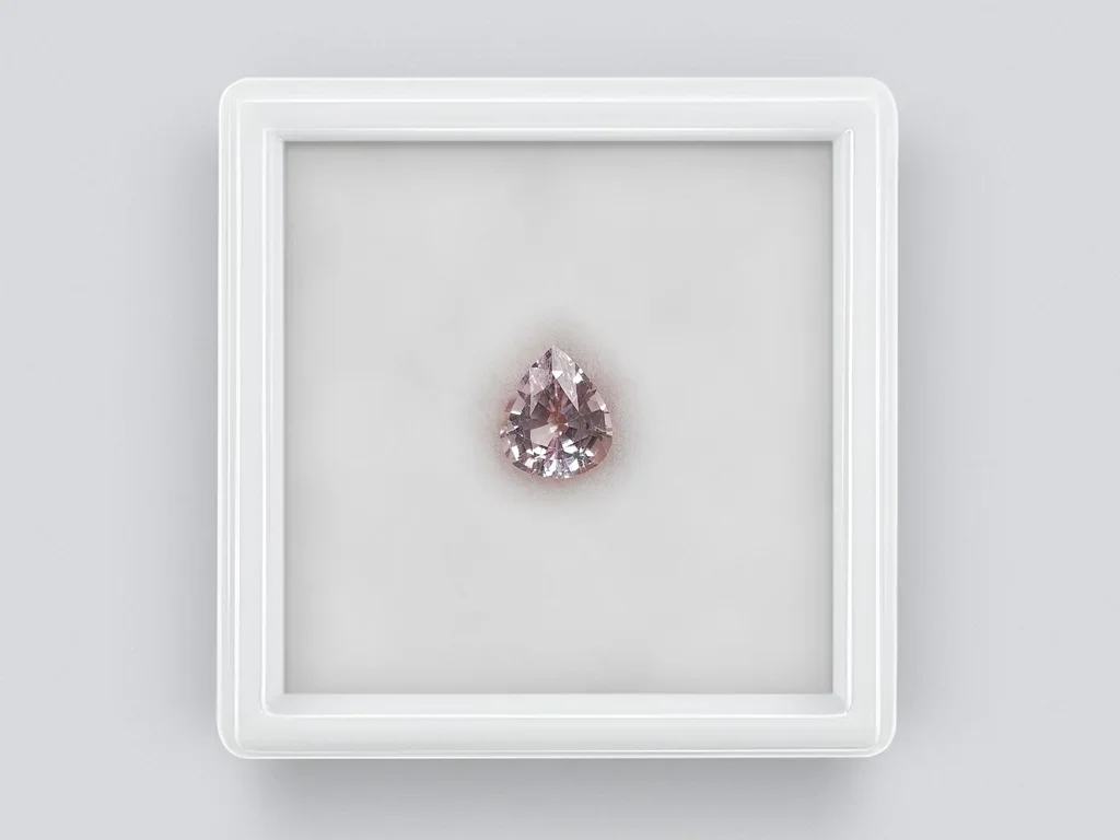 Morganite taille poire 1,82 carats Image №1