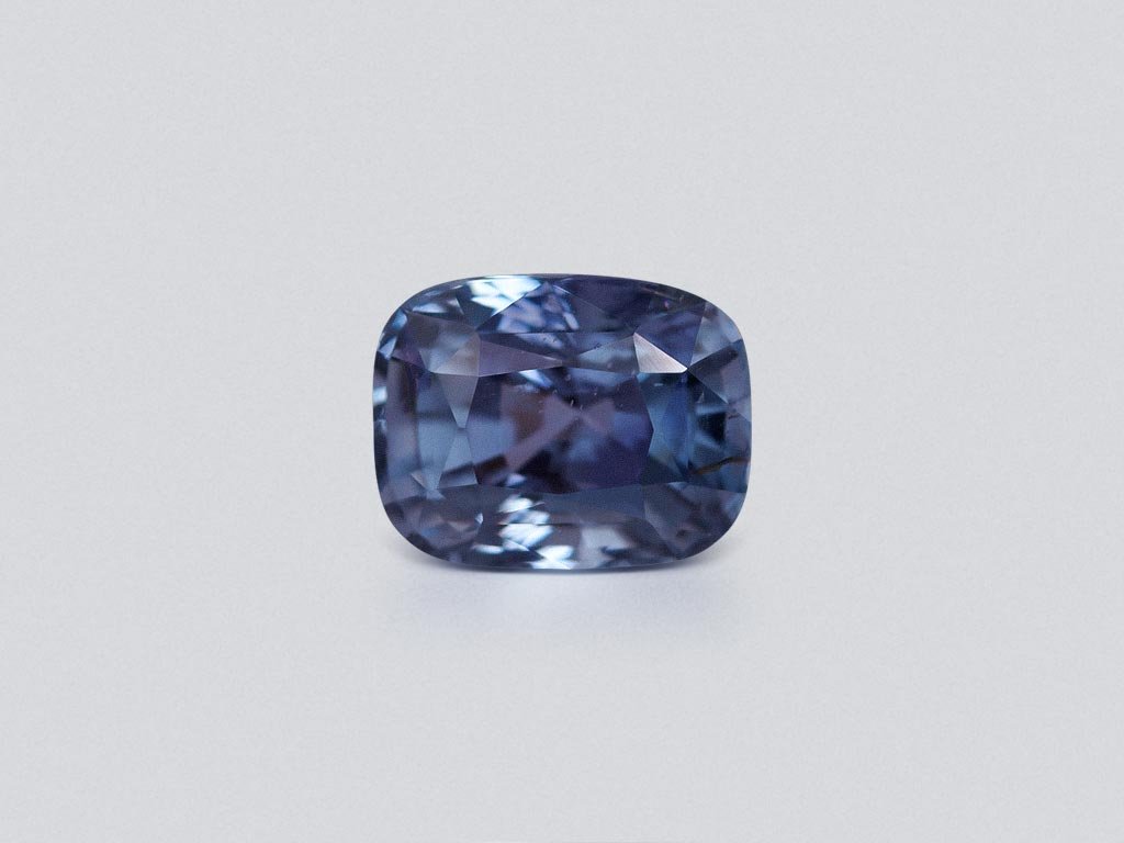 Bluish grey spinel in cushion cut 3.33 carats, Tanzania Image №1