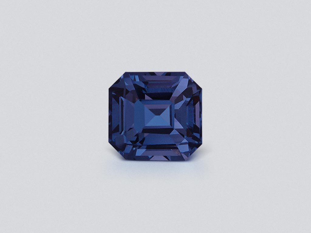 Blue spinel octagon cut 1.23 carats, Tanzania Image №1