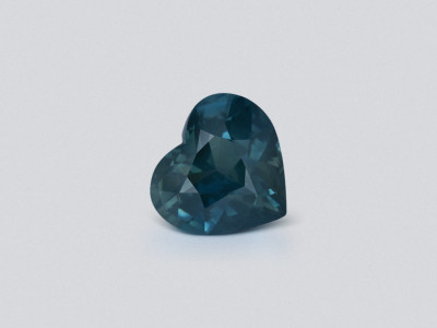 SapphireTeal heart shape 3.12 carats, Madagascar photo