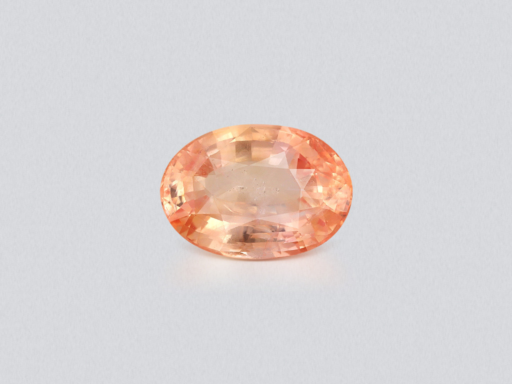 Unbehandelter Padparadscha-saphir 4,56 karat, ovalschliff, Sri Lanka  Image №1
