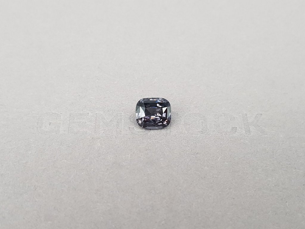 Cushion cut gray spinel 1.92 ct, Burma Image №1