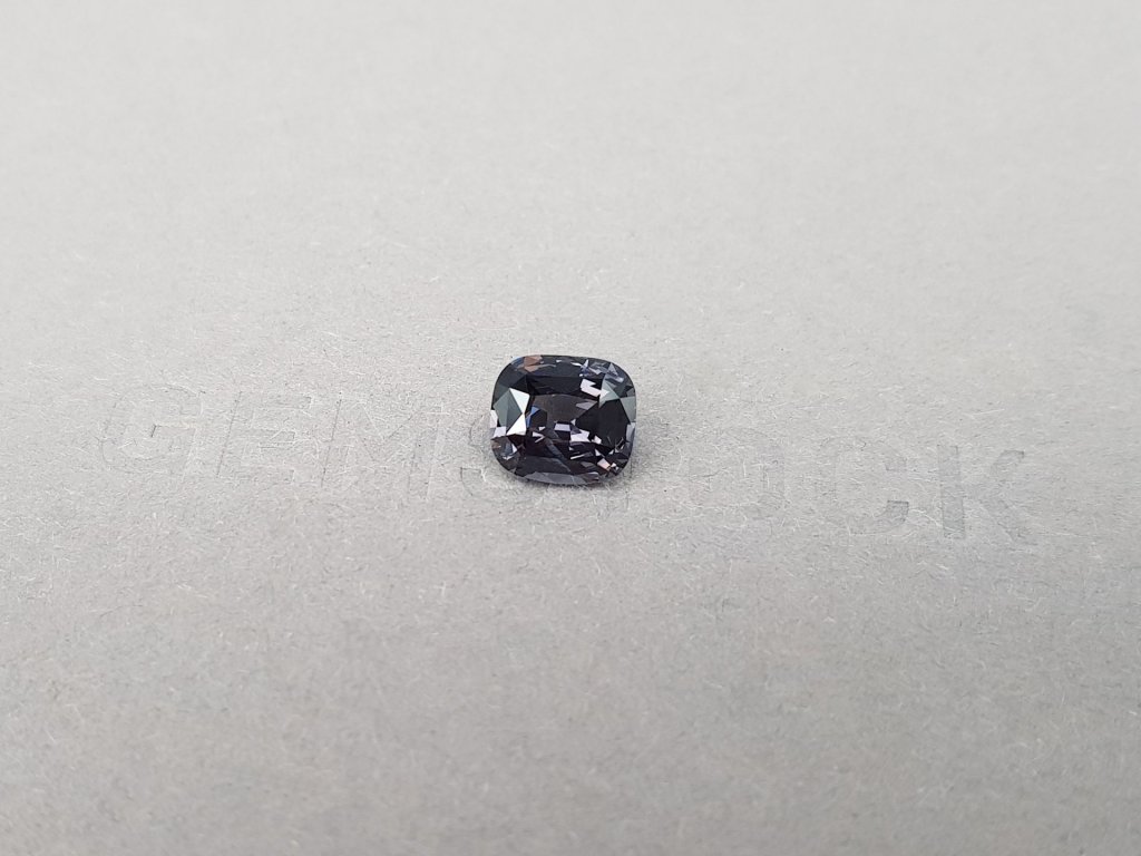 Cushion cut gray spinel 1.92 ct, Burma Image №3