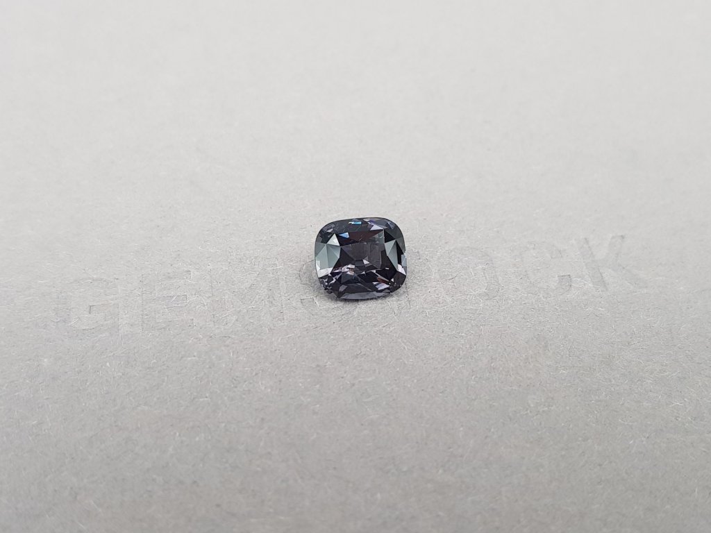 Cushion cut gray spinel 1.92 ct, Burma Image №2