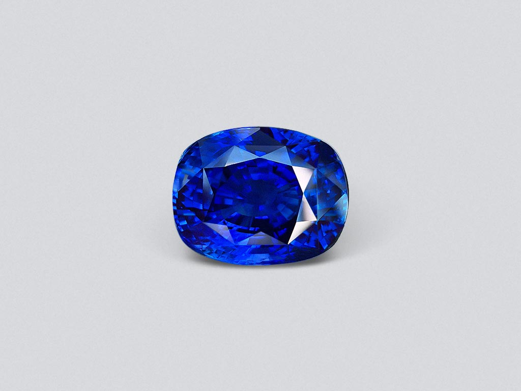 Investment Royal Blue sapphire 56.62 carats in cushion cut, Sri Lanka  Image №1