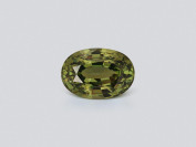 Saphir vert taille ovale 1,55 carats, Sri Lanka