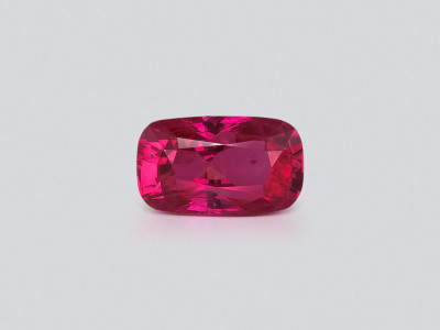 Unheated ruby Pigeon blood cushion cut 1.51 carats, Mozambique  photo